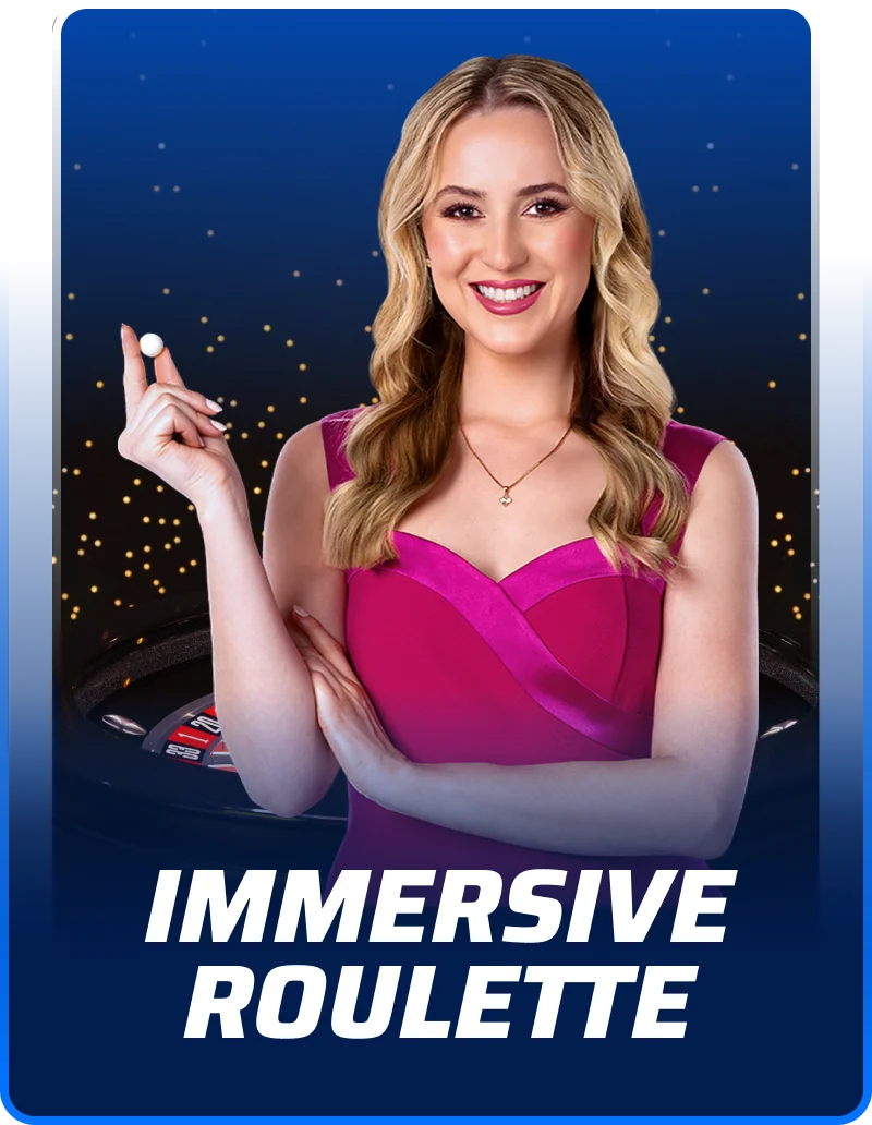 Immersive Roulette live kasiino mang